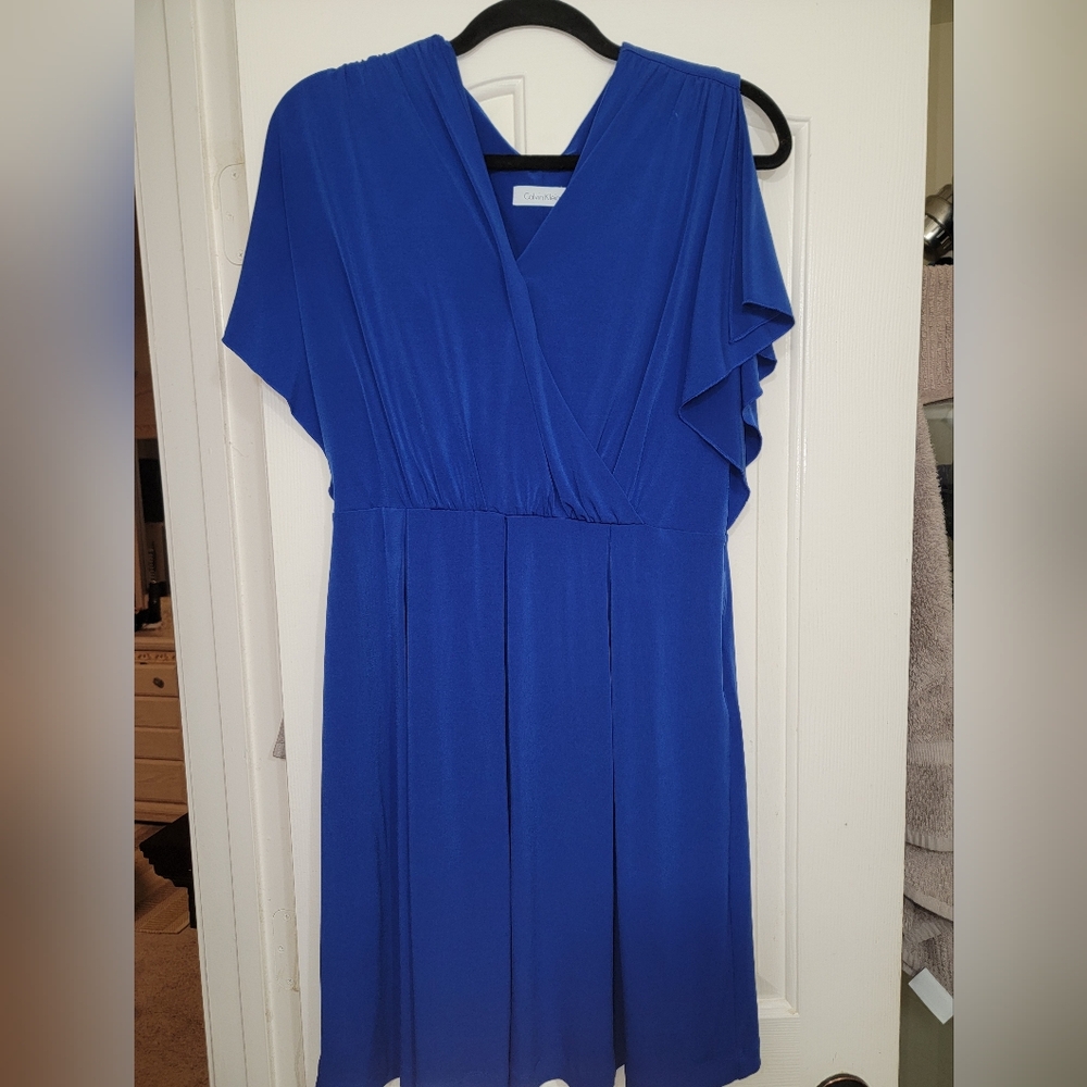Calvin Klein Royal Blue Maxi Dress